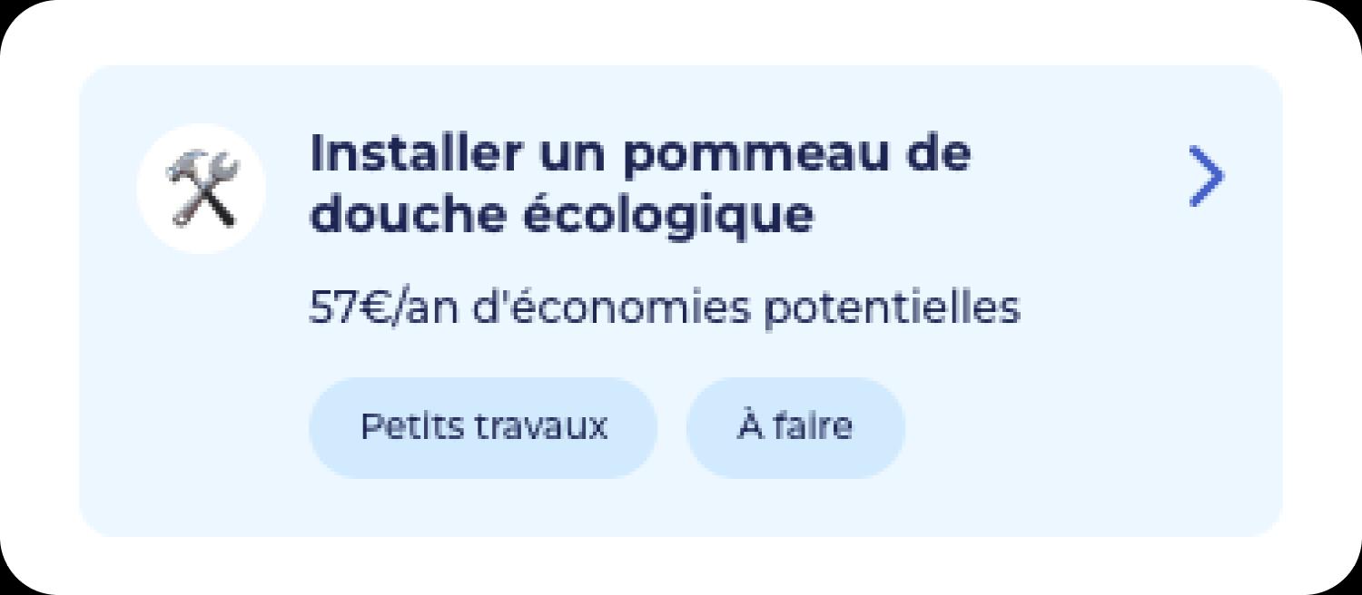 Réalisez les actions recommandées : économies à la clé !